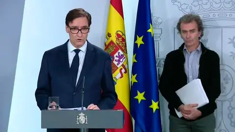 Salvador Illa en la comparecencia de Ministros Salvador Illa en la comparecencia de Ministros