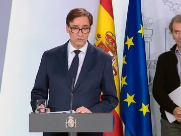 Salvador Illa, ministro de Sanidad, en rueda de prensa Salvador Illa, ministro de Sanidad, en rueda de prensa