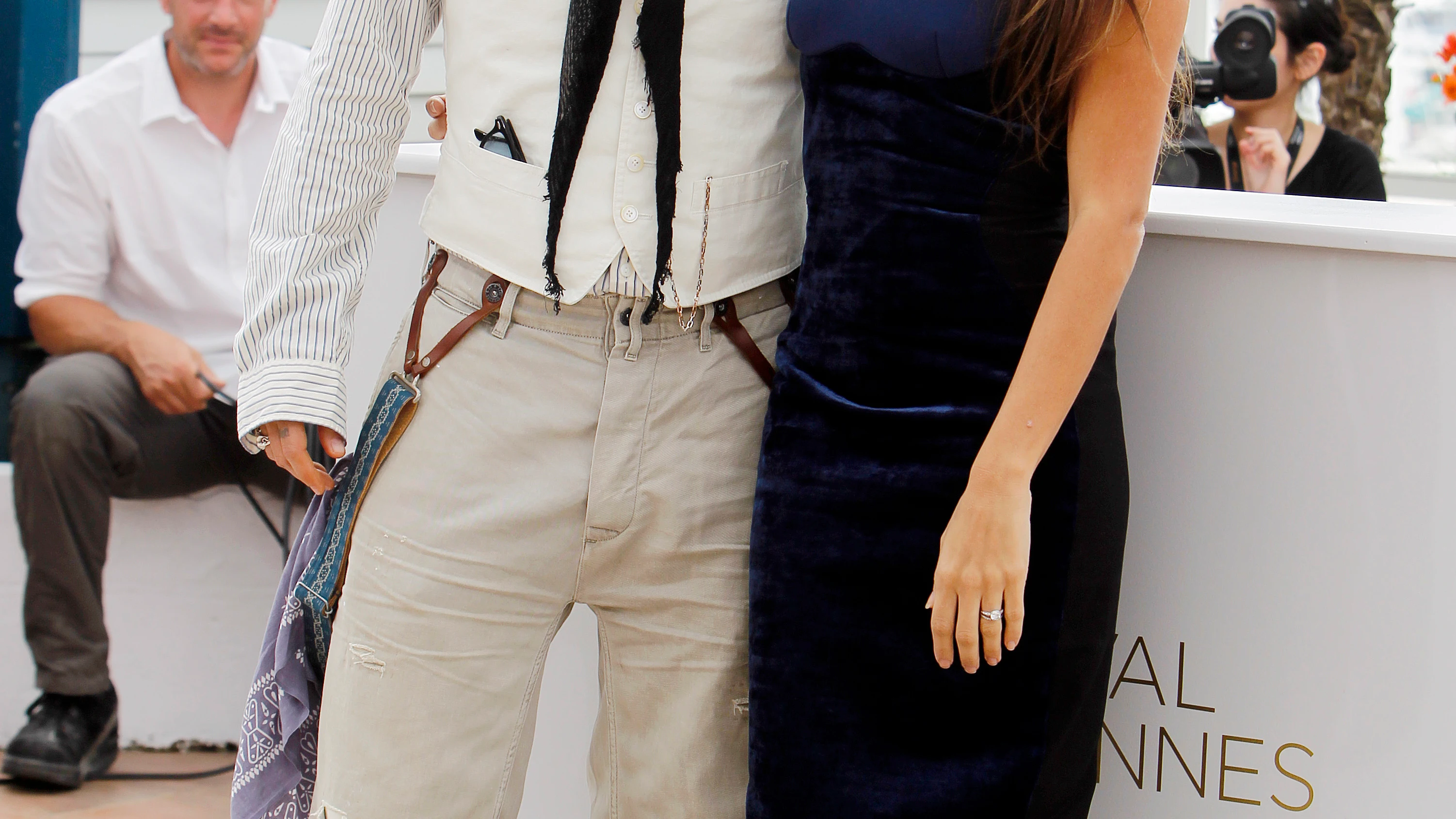Johnny Depp y Penélope Cruz Johnny Depp y Penélope Cruz