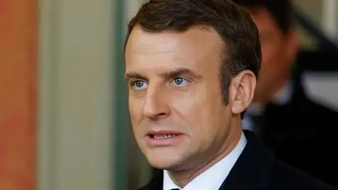 Imagen de archivo del presidente de Francia, Emmanuel Macron Imagen de archivo del presidente de Francia, Emmanuel Macron