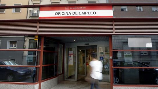 Vista de una oficina de empleo