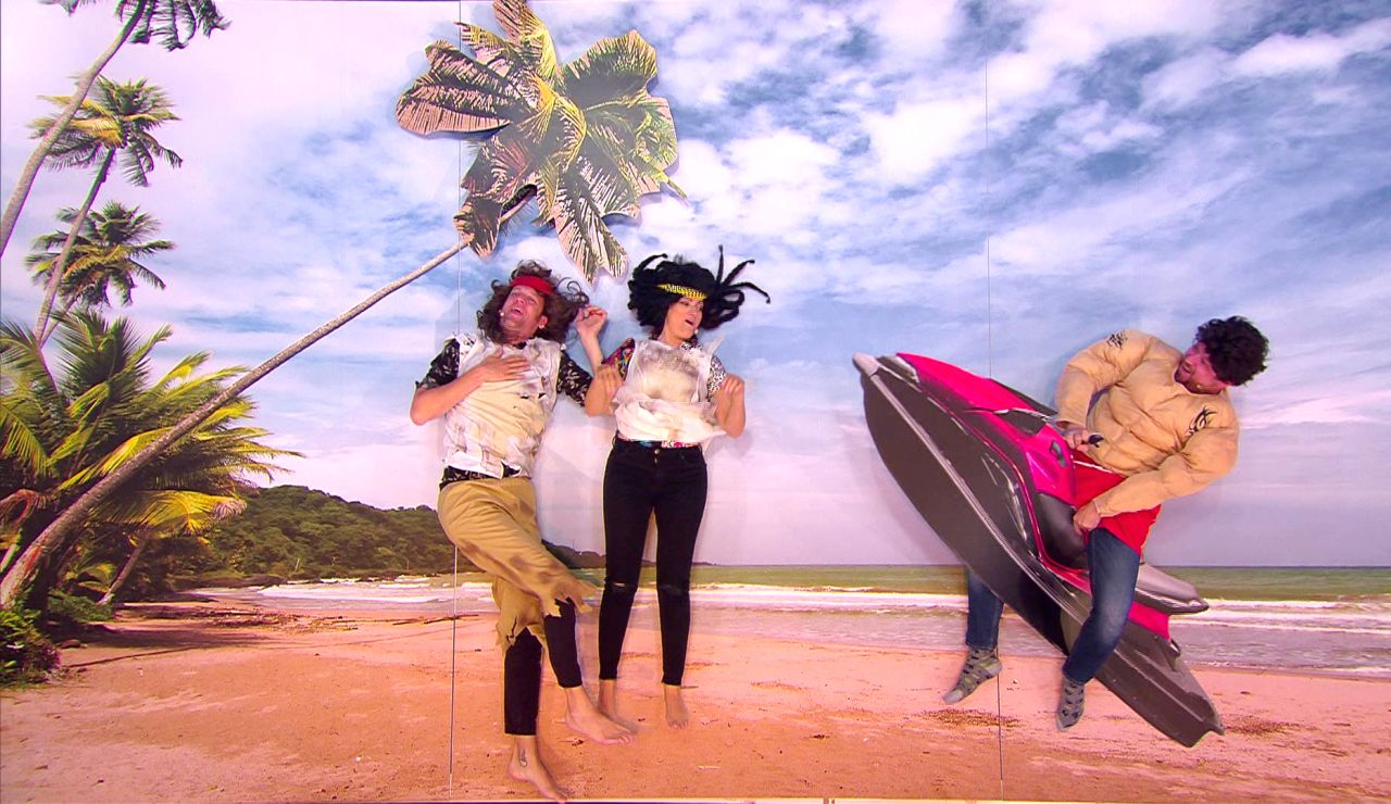 La infidelidad de Silvia Abril a Edu Soto por los m&uacute;sculos de El Monaguillo en una isla desierta