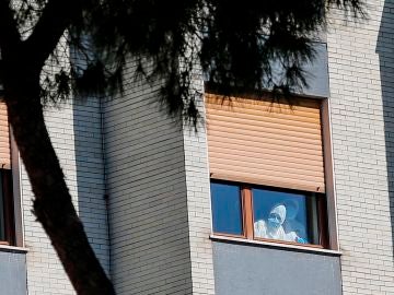Personal de un hospital en Roma 