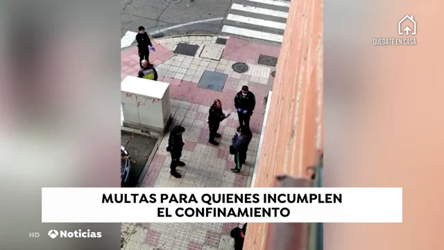 Multas ya por el estado de alarma: de dos ni&ntilde;as a la espera de prueba a una mujer que no quer&iacute;a abandonar el parque