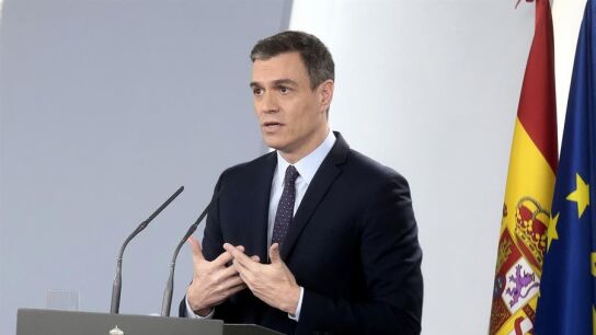 Pedro S&aacute;nchez desde La Moncloa