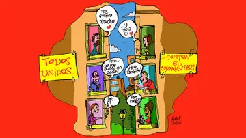 Todos unidos contra el coronavirus, la viñeta de la semana Todos unidos contra el coronavirus, la viñeta de la semana