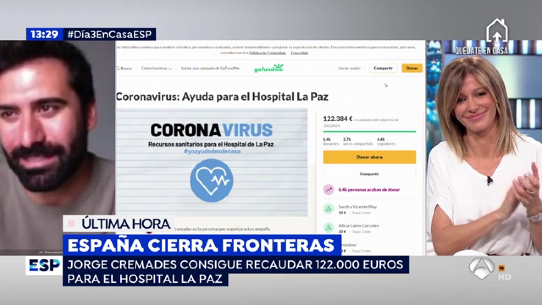 Espa&ntilde;a cierra fronteras.