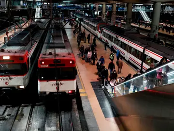 Estación de Atocha en una imagen de archivo Estación de Atocha en una imagen de archivo