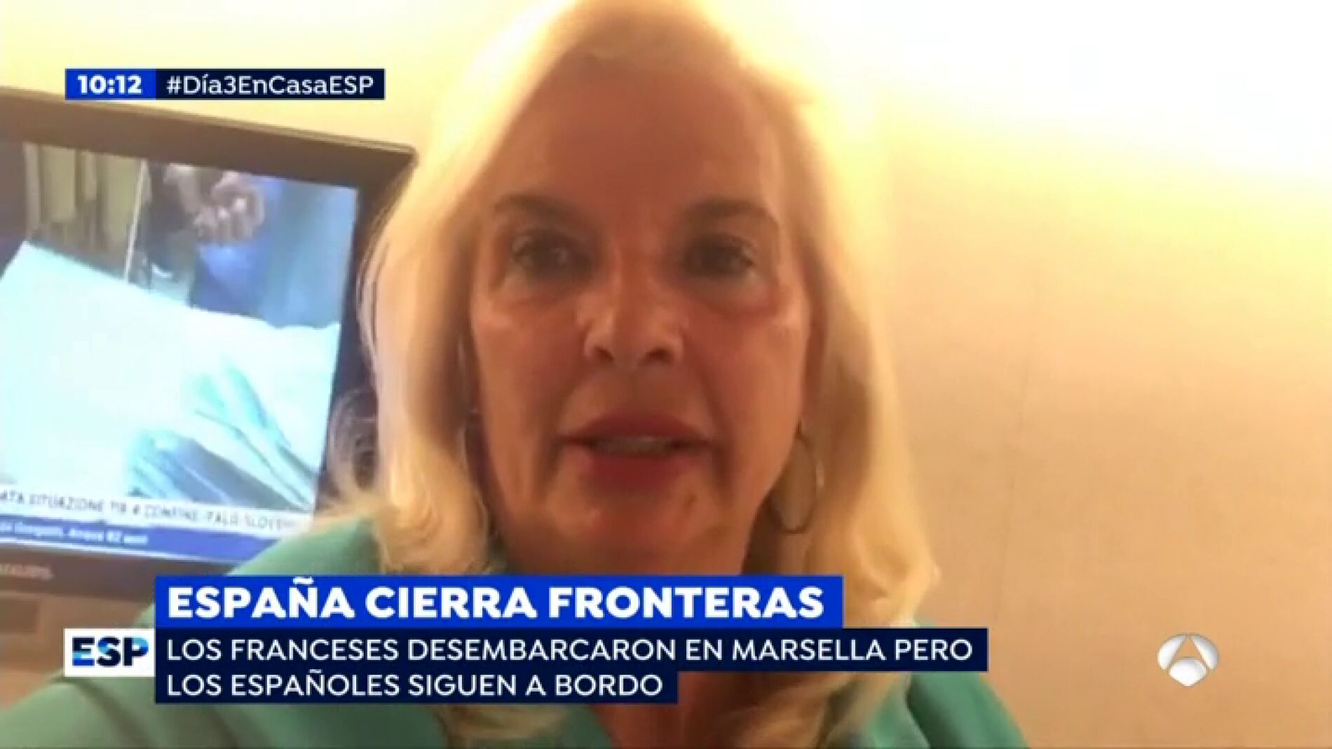 Encerrados en un crucero.