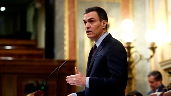 Pedro S&aacute;nchez en el Congreso de los Diputados
