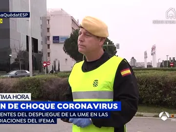 Intervención de la UME. Intervención de la UME.