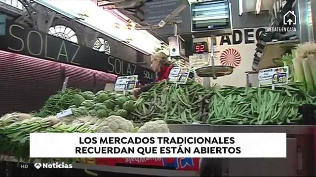 Los mercados tradicionales recuerdan que, al igual que los supermercados, tambi&eacute;n siguen abiertos durante el estado de alarma