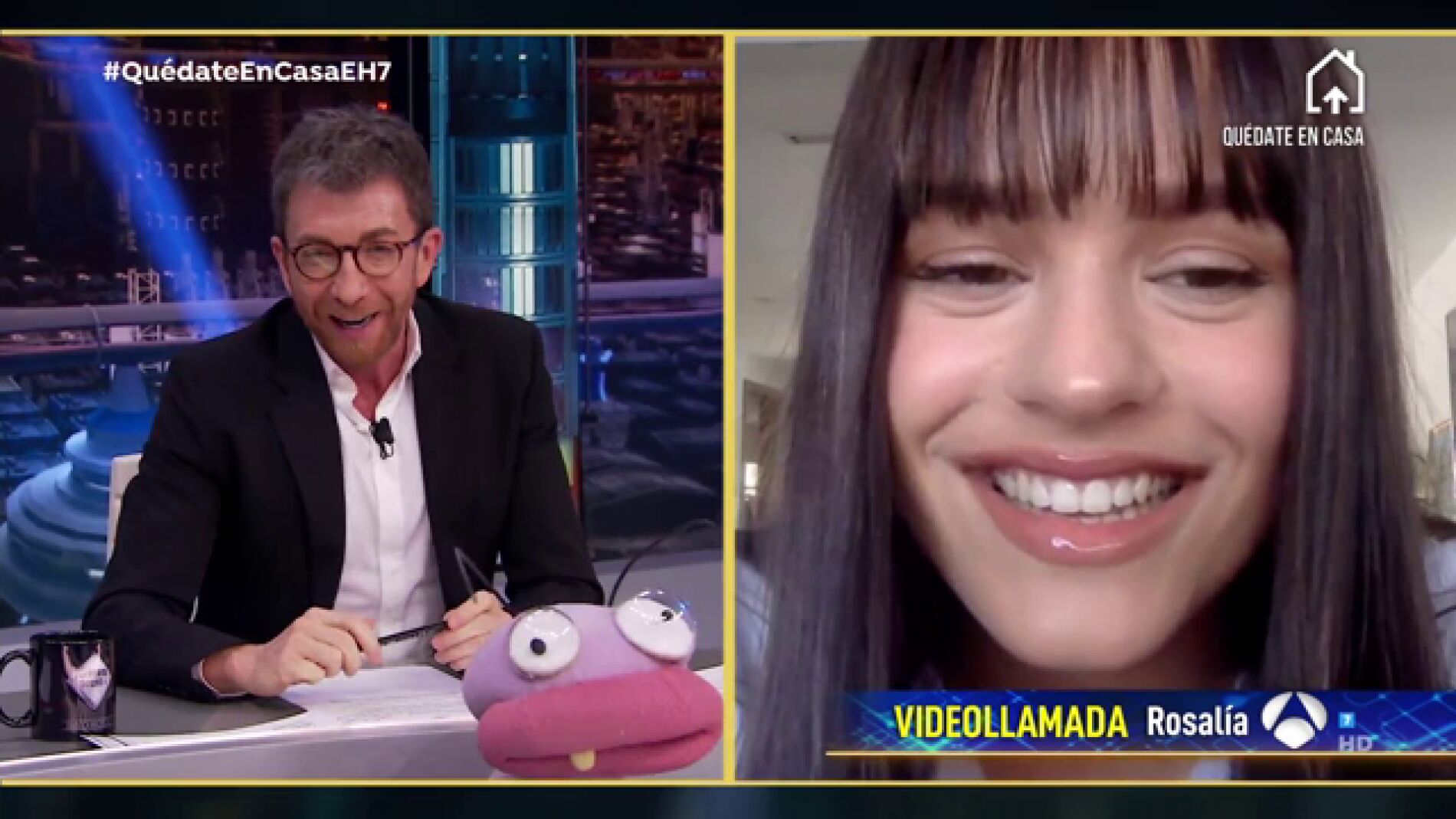 Rosal&iacute;a confiesa en 'El Hormiguero 3.0' los motivos por los que se cort&oacute; el flequillo ella sola