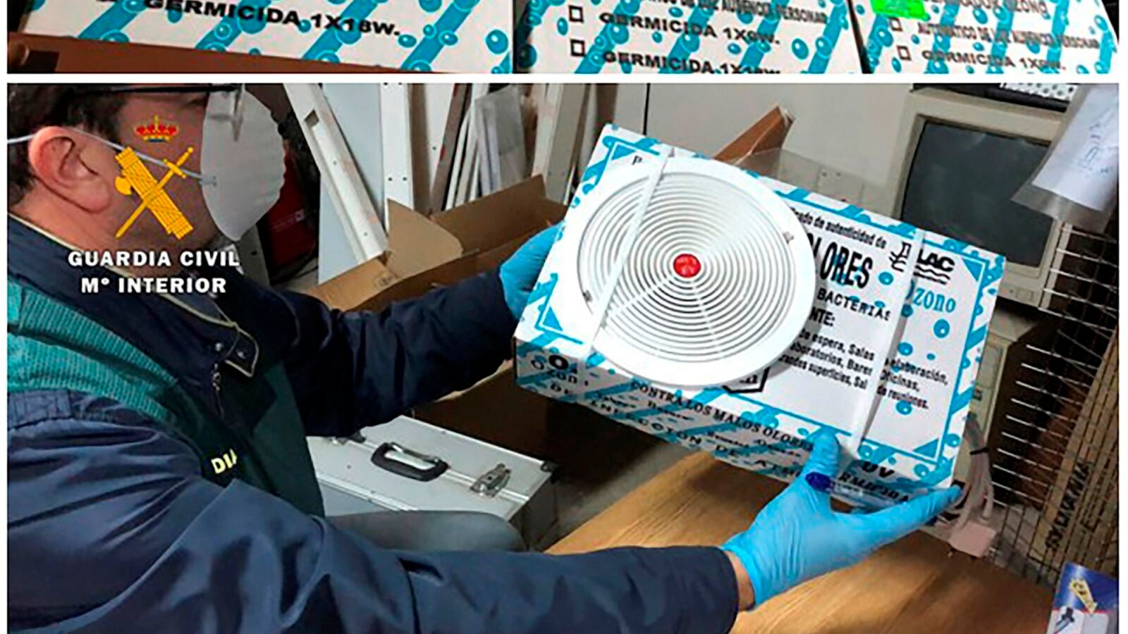 Detectan en La Rioja un falso aparato desinfectante para prevenir el coronavirus 