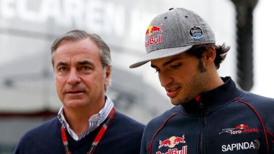Carlos Sainz padre e hijo.