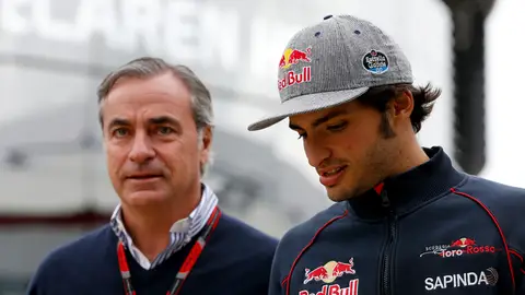Carlos Sainz padre e hijo. Carlos Sainz padre e hijo.