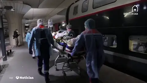El Gobierno tiene listos tres trenes medicalizados por si necesitan trasladas pacientes de coronavirus El Gobierno tiene listos tres trenes medicalizados por si necesitan trasladas pacientes de coronavirus
