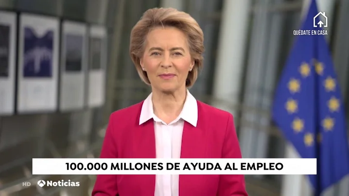 La presidenta de la Comisi&oacute;n Europea, &Uacute;rsula von der Leyen