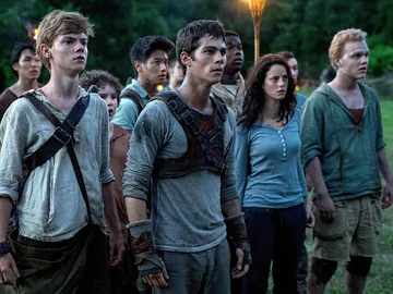 Thomas Brodie-Sangster, Dylan O'Brien y Kaya Scodelario en 'El Corredor del Laberinto' Thomas Brodie-Sangster, Dylan O'Brien y Kaya Scodelario en 'El Corredor del Laberinto'
