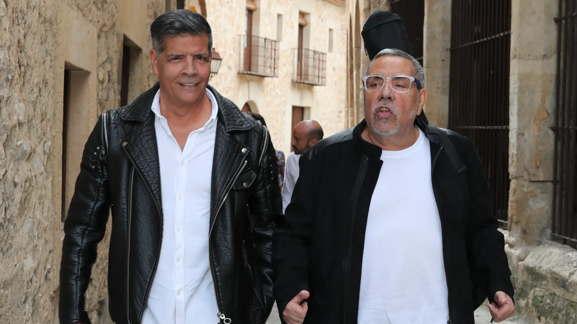 Los hermanos José y Juan Salazar del dúo Los Chunguitos 