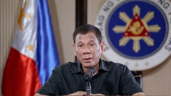 Imagen de archivo del presidente de Filipinas, Rodrigo Duterte