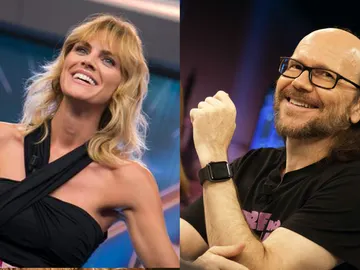 El miércoles se divierten en 'El Hormiguero 3.0: quédate en casa' la actriz Amaia Salamanca y el director y actor Santiago Segura El miércoles se divierten en 'El Hormiguero 3.0: quédate en casa' la actriz Amaia Salamanca y el director y actor Santiago Segura