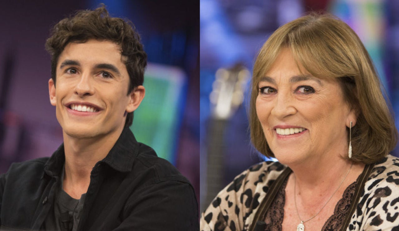 El martes visitan 'El Hormiguero 3.0: quédate en casa' el campeón del mundo de motociclismo Marc Márquez y la actriz Carmen Maura El martes visitan 'El Hormiguero 3.0: quédate en casa' el campeón del mundo de motociclismo Marc Márquez y la actriz Carmen Maura
