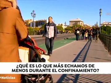 ¿Qué es lo que más echamos de menos durante el confinamiento por el coronavirus?