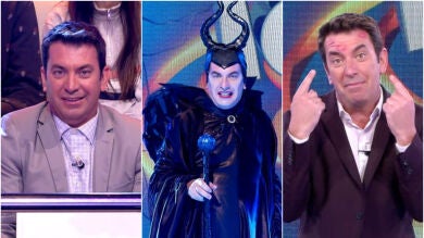 Forrest Gump, Maléfico, hombre tejedor, cornudo...: El Top-10 de las entradas de Arturo Valls a '¡Ahora caigo!'