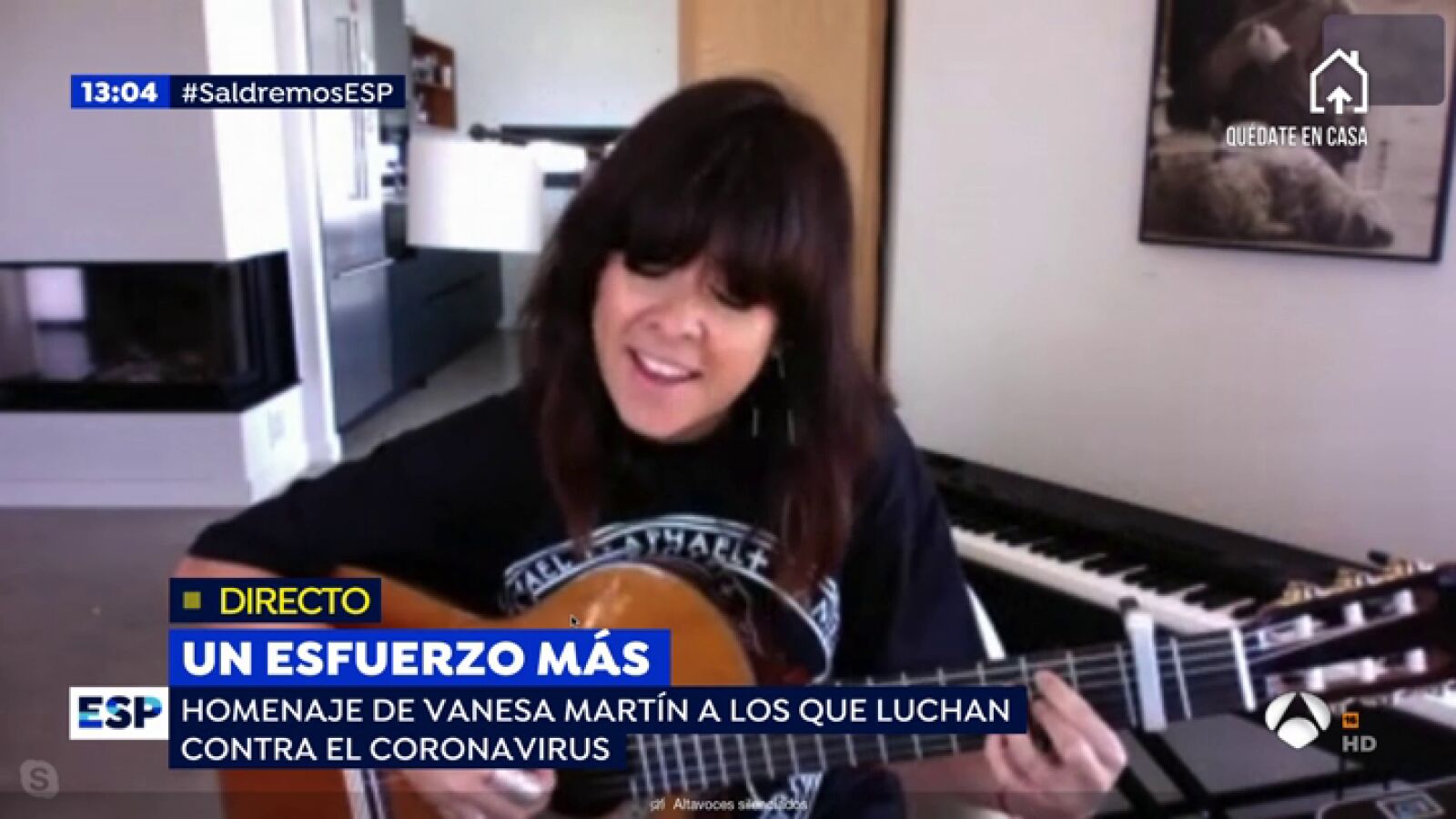 'Un canto a la vida', el homenaje de Vanesa Martín a todos los que luchan contra el coronavirus