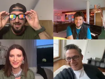 La entrañable y sincera videollamada de los coaches de 'La Voz' 2020: Muchas risas y también preocupaciones La entrañable y sincera videollamada de los coaches de 'La Voz' 2020: Muchas risas y también preocupaciones