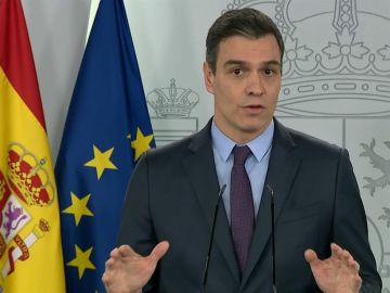 Comparecencia de Pedro Sánchez para anunciar la prórroga del estado de alarma hasta el 26 de abril 