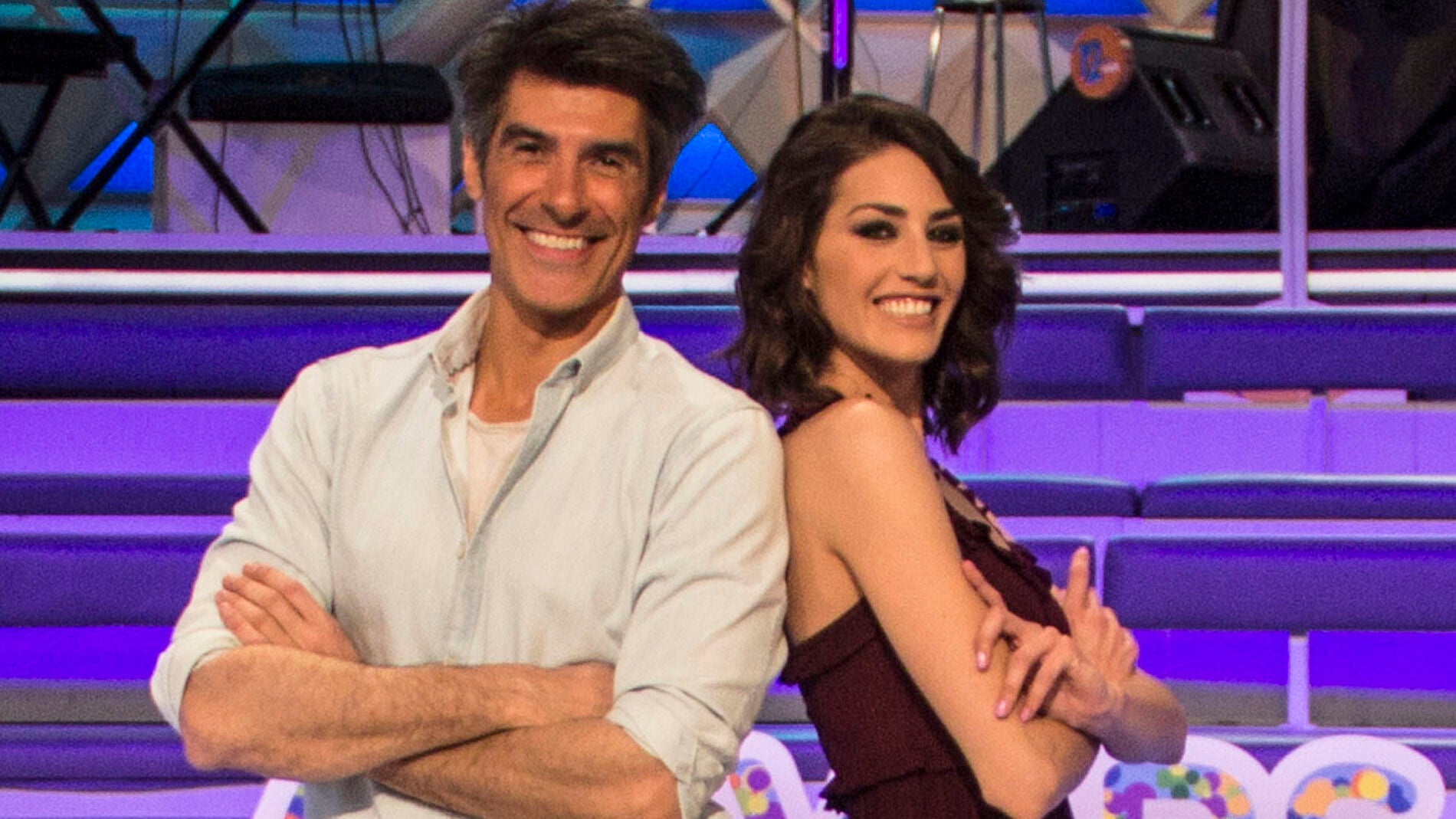 Jorge Fern&aacute;ndez y Laura Moure, presentadores de 'La ruleta de la suerte'