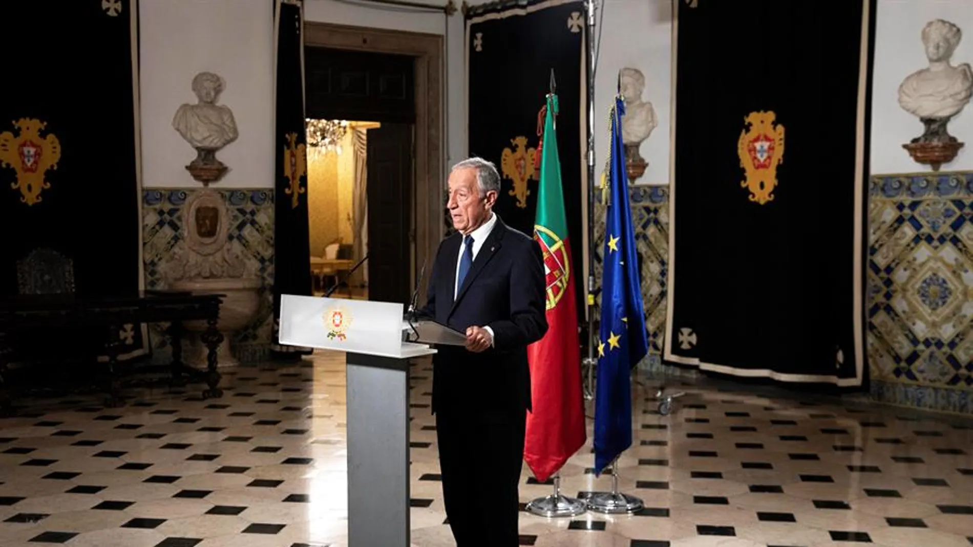 El presidente de Portugal, Marcelo Rebelo de Sousa El presidente de Portugal, Marcelo Rebelo de Sousa