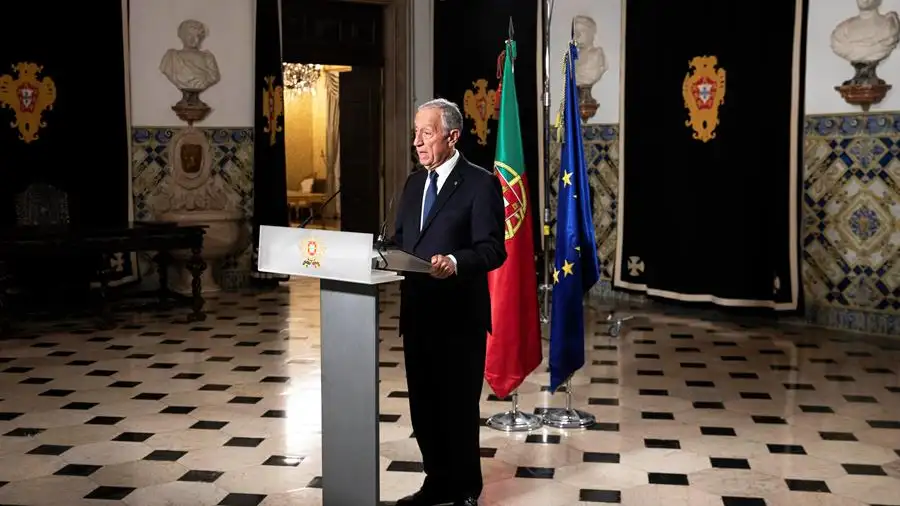 El presidente de Portugal, Marcelo Rebelo de Sousa El presidente de Portugal, Marcelo Rebelo de Sousa