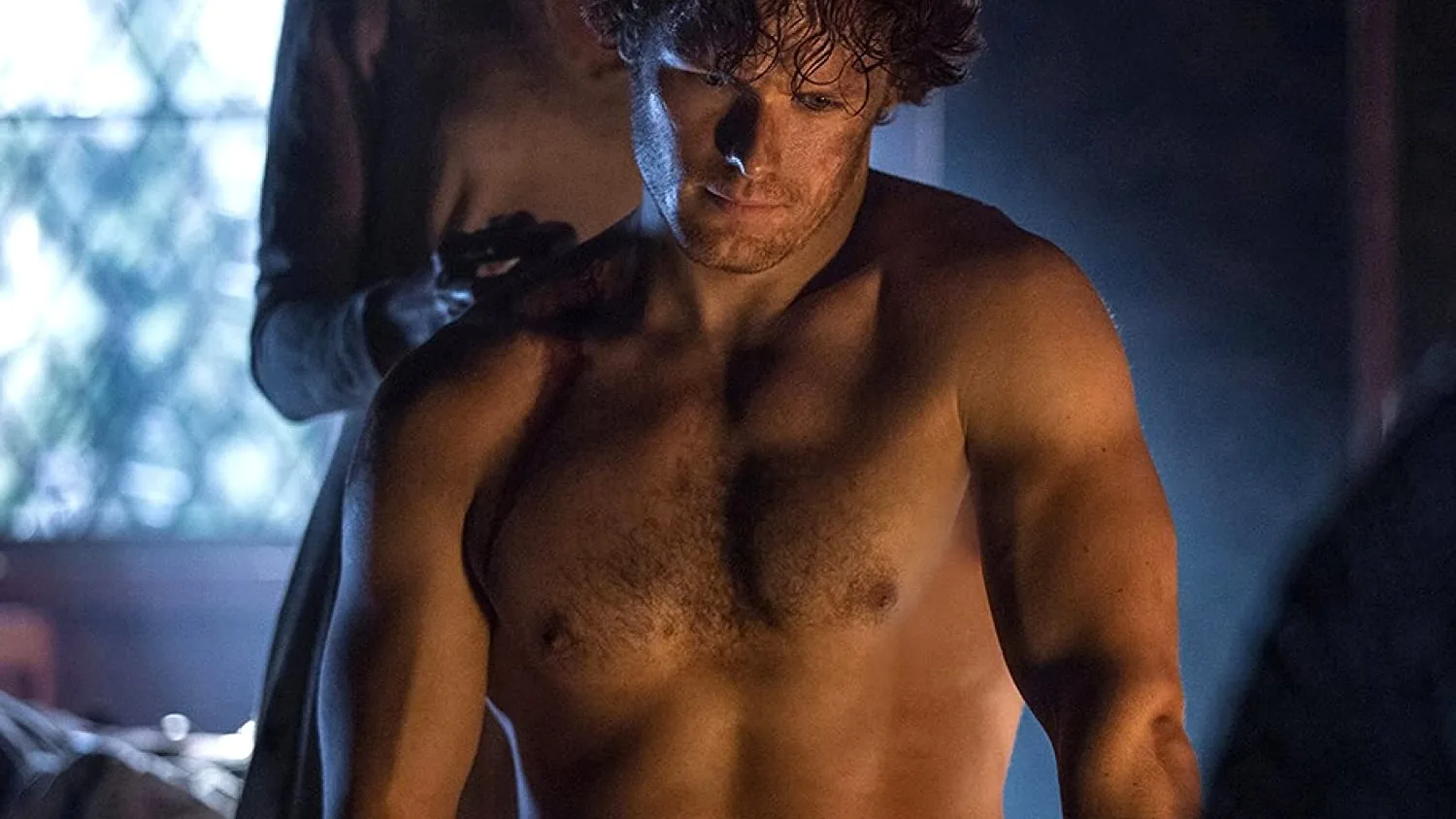 Sam Heughan como Jamie Fraser en 'Outlander' Sam Heughan como Jamie Fraser en 'Outlander'
