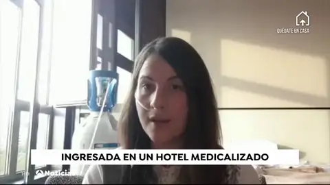 Mireya Ibáñez, paciente de COVID-19 en un hotel medicalizado: "Es duro mantenerte cuerdo y no dejarte llevar ni por el pánico ni por el miedo" Mireya Ibáñez, paciente de COVID-19 en un hotel medicalizado: "Es duro mantenerte cuerdo y no dejarte llevar ni por el pánico ni por el miedo"