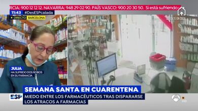 La farmacéutica robada 2 veces en la misma semana por un atracador con síntomas de coronavirus