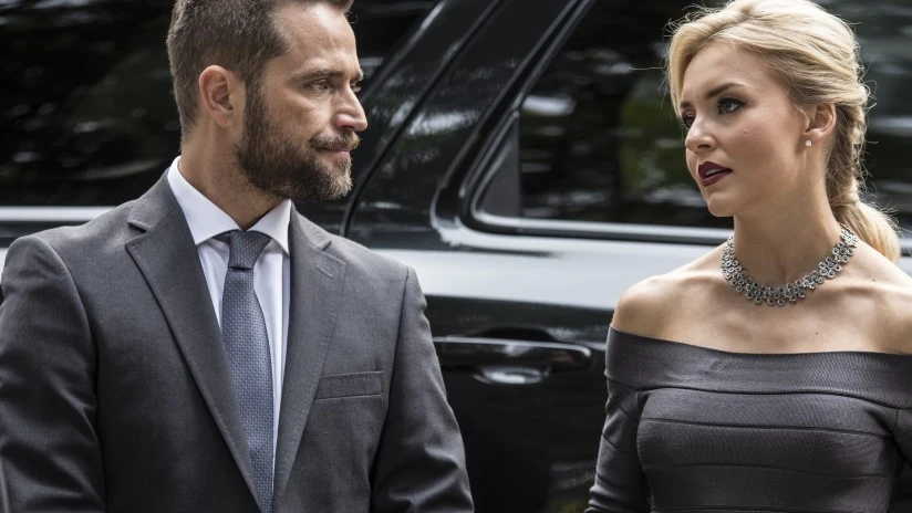 Michel Brown y Angelique Boyer en 'Amar a muerte'