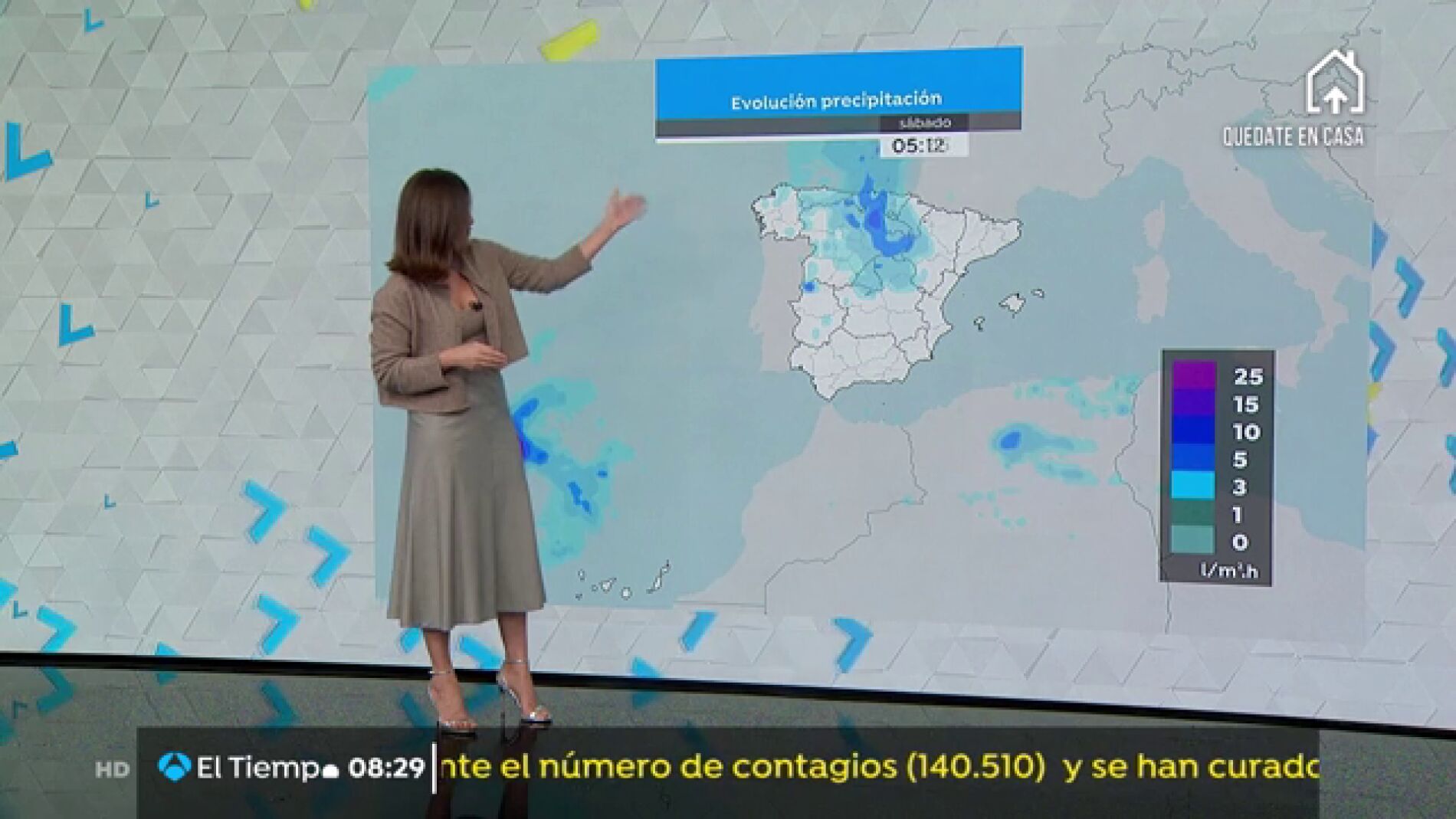 La previsi&oacute;n del tiempo.