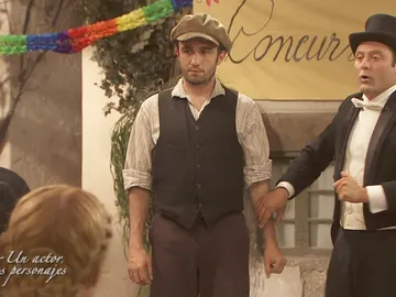 Onésimo y Fidel, los dos personajes que ha interpretado José Gabriel en Puente Viejo Onésimo y Fidel, los dos personajes que ha interpretado José Gabriel en Puente Viejo