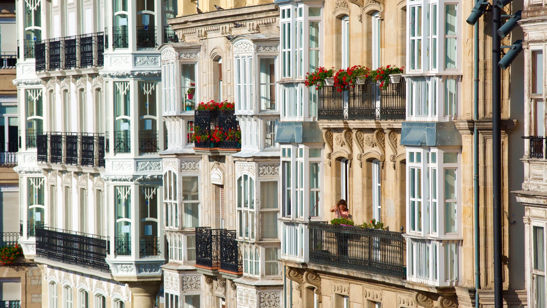 Imagen de archivo de balcones Imagen de archivo de balcones