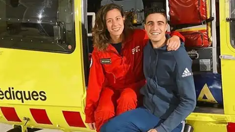 Joel González y su hermana Dara Joel González y su hermana Dara