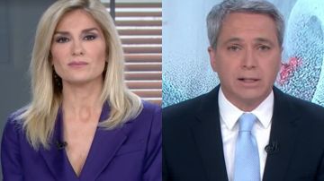 Sandra Golpe y Vicente Vallés
