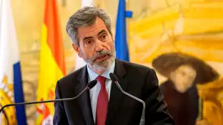 El Presidente del Consejo General del poder judicial y del Tribunal Supremo, Carlos Lesmes. El Presidente del Consejo General del poder judicial y del Tribunal Supremo, Carlos Lesmes.