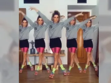 La espectacular imitación de Miriam Rodríguez del sensual baile de Jennifer López en la Super Bowl La espectacular imitación de Miriam Rodríguez del sensual baile de Jennifer López en la Super Bowl