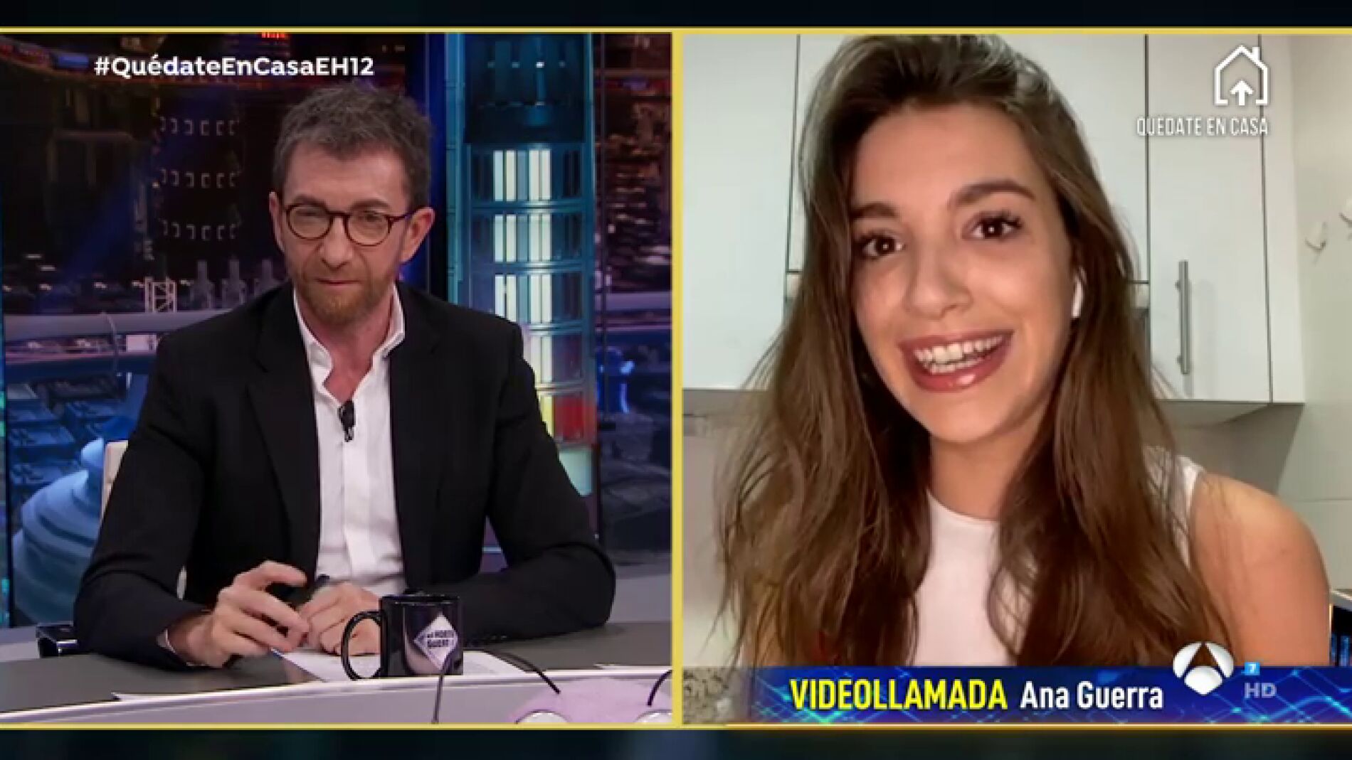 Ana Guerra habla sobre el título del tema que ha compuesto durante la cuarentena: "De esa parte se encarga Alejandro Sanz"