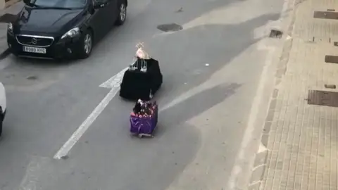 Procesiones con coches teledirigidos en Lebrija durante el coronavirus Procesiones con coches teledirigidos en Lebrija durante el coronavirus