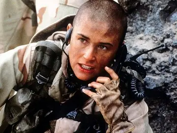 Demi Moore en 'La teniente O'Neil' Demi Moore en 'La teniente O'Neil'