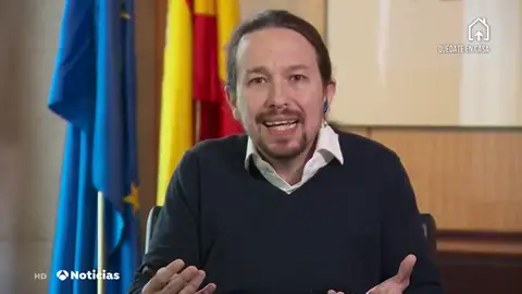 Pablo Iglesias, tras hablar con el presidente de la CEOE sobre la renta mínima: "Reconoce que el Estado no puede dejar desasistido a nadie" Pablo Iglesias, tras hablar con el presidente de la CEOE sobre la renta mínima: "Reconoce que el Estado no puede dejar desasistido a nadie"